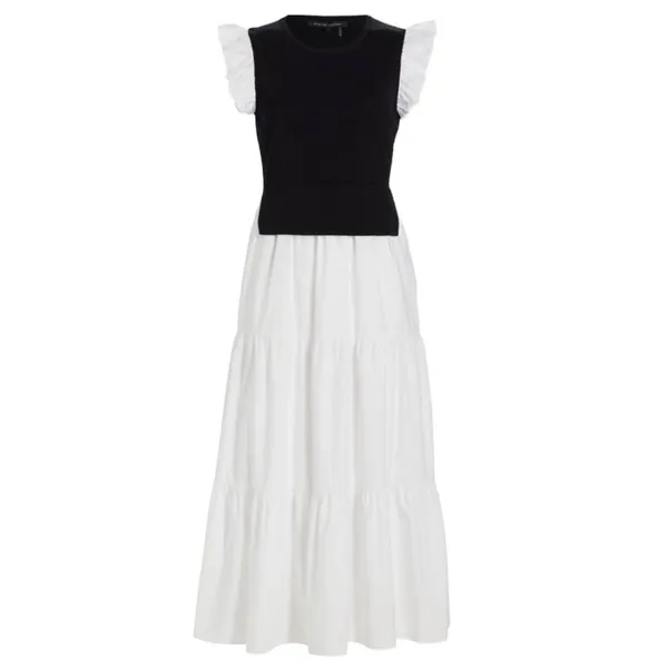 English Factory Mixed Media Sleeveless Maxi Dress - Image 14