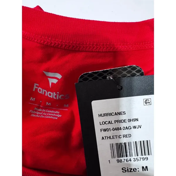 Fanatics T-Shirt Carolina Hurricanes Local Pride Women Medium Red NHL Hockey New - Image 4