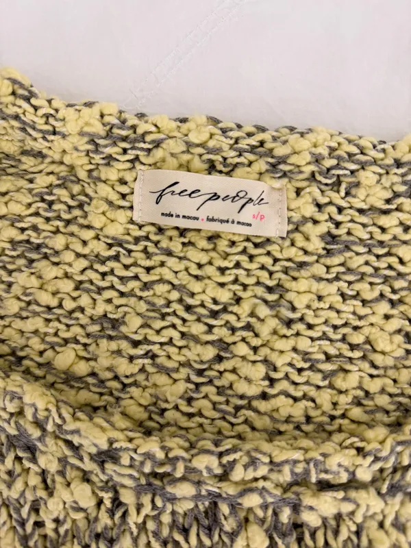 Free People Chunky Crop Sweater - Image 3