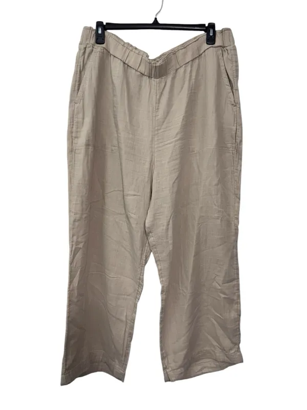 GAP Casual Beige Wide-Leg Pants 💯 COTTON - Image 2