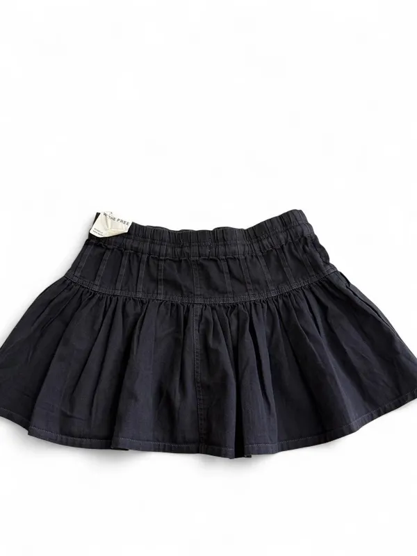 Free People Black Mini Skirt - Image 4