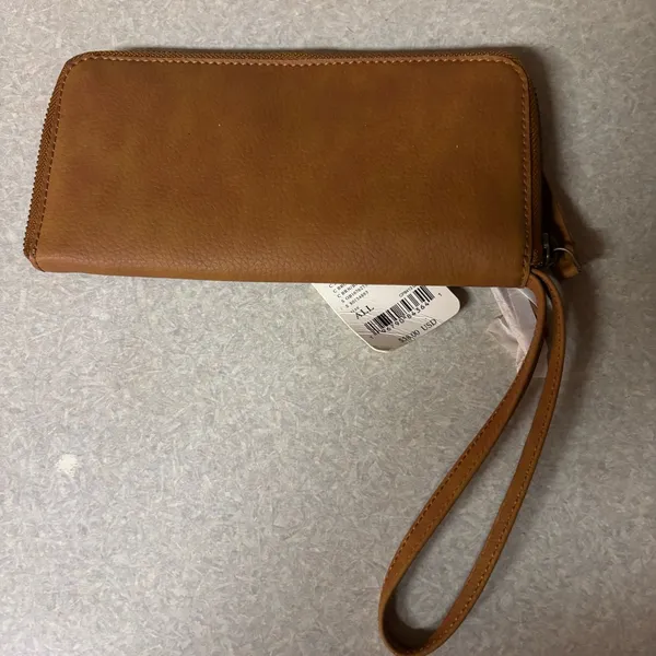 NEW Free People Faux Leather Preppy Coastal Western Fisherman Boho Wristlet - Image 4