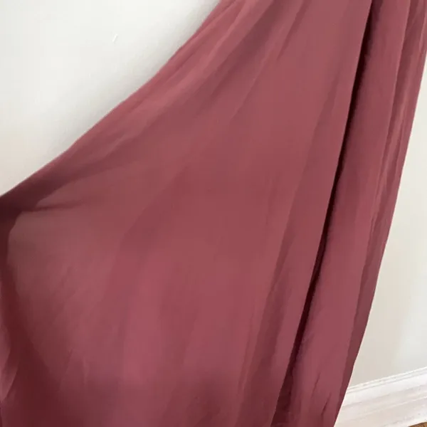 Azazie maroon pink dress criss cross back spaghetti straps formal c‎ bridesmaid - Image 5