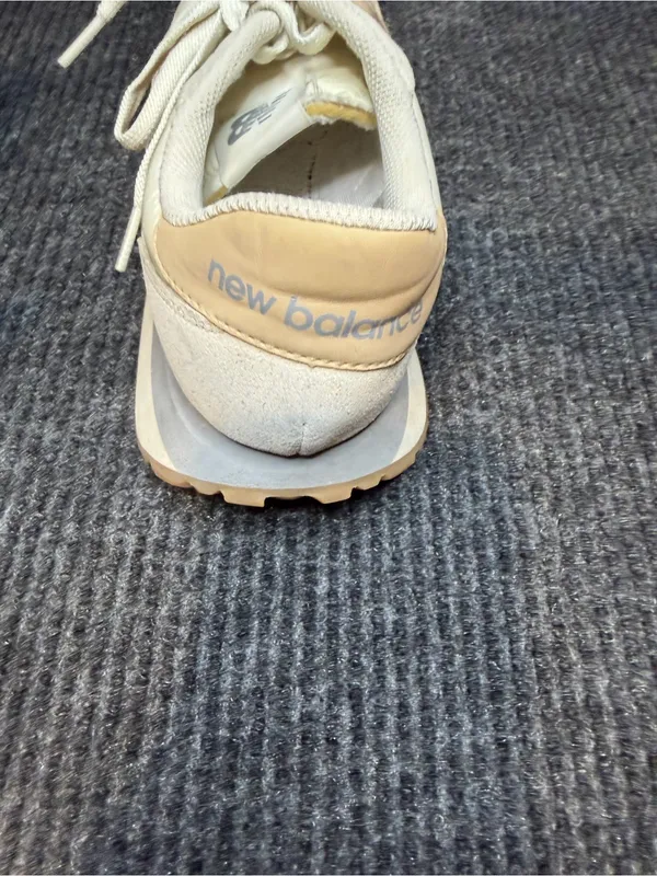 New Balance 237 Cream and Beige Retro Trainer size 8.5 - Image 5