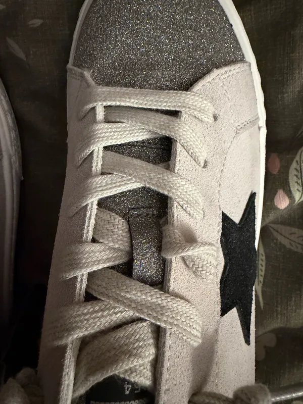 Vintage Havana Parker - Gray Suede Black Star Glitter Toe - Size [ - Image 6