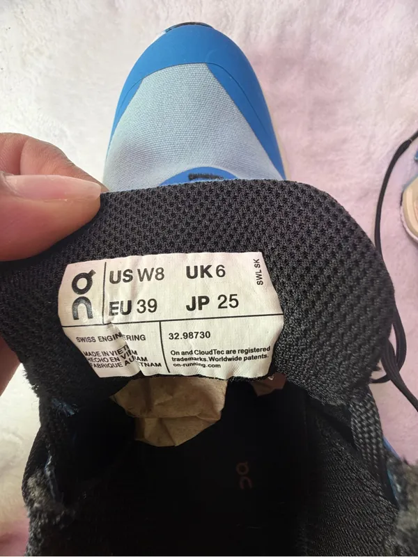 On Running Cloud Women's Aqua Blue Trail Running Shoe - Image 13