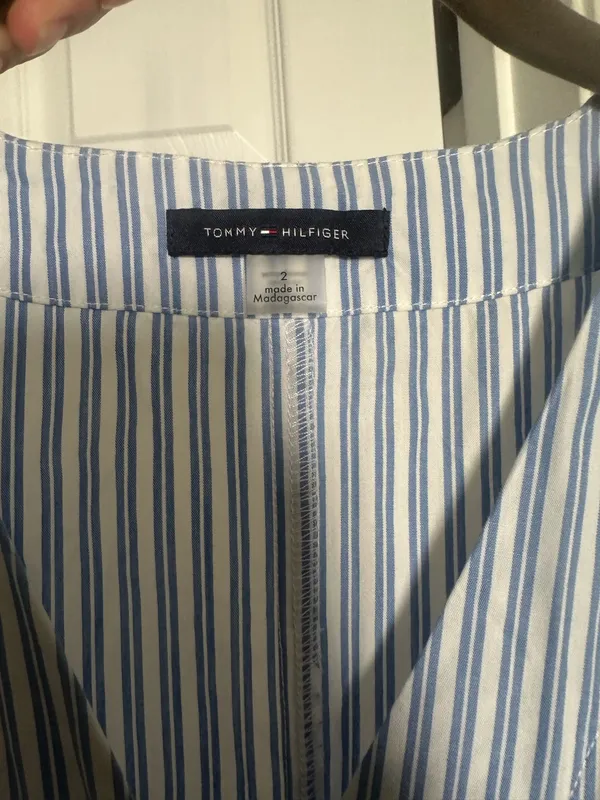 Tommy Hilfiger Dress blue and white striped - Image 4
