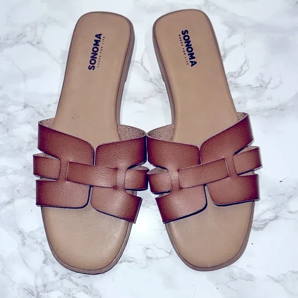 Sonoma brown sandals size 8 - Image 4