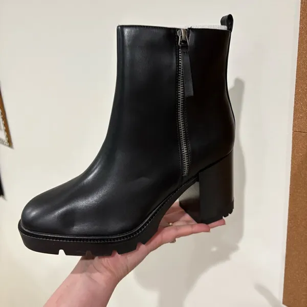 Esprit Women's Perlina Block Heeled Booties Size 11 - Image 4
