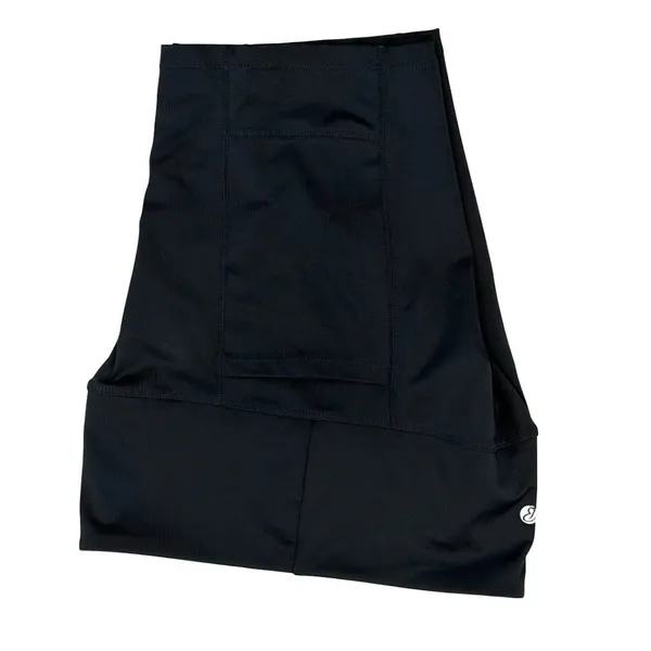 Bally Total Fitness Womens S Biker Shorts Black Activewear Hip Pockets Stretch - Image 3