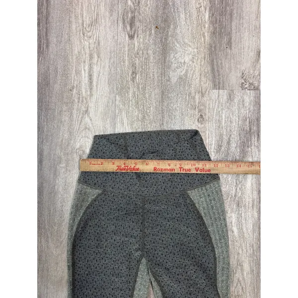 FP Movement Free People High Rise Textured Herringbone Leggings Green Small - Image 6