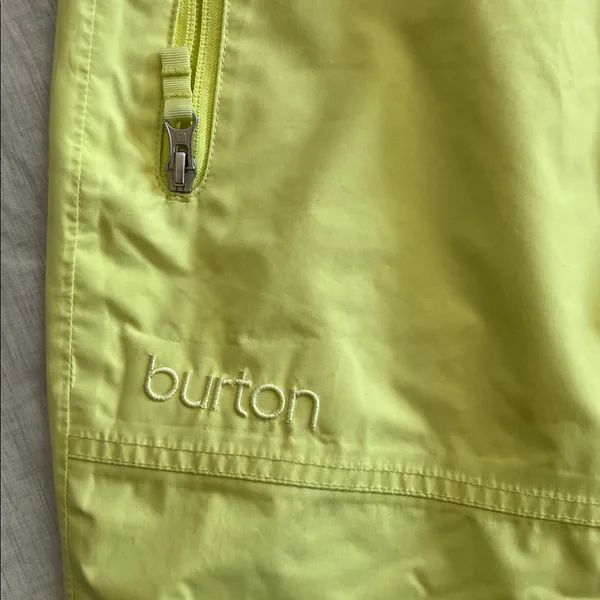 Burton Women's FLY PT Blue‎ Snowboarding Pants Dryride Size Small Yellow - Image 11