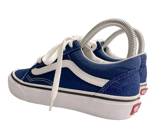 Vans Classic Old Skool Low Top Blueprint Blue Cobalt Suede Lace Tie M 5, W6.5 - Image 7