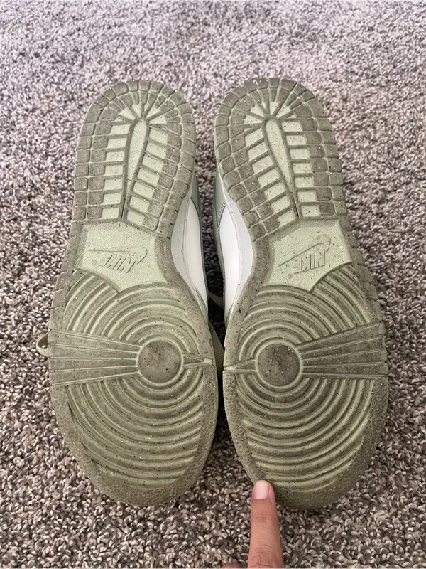 Women’s Nike Dunk Low Next Nature Olive Aura Sneakers Size 9 - Image 7
