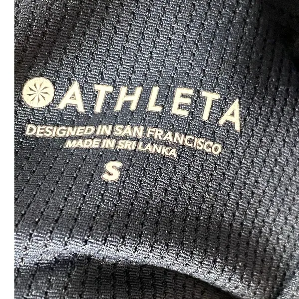 Athleta Activewear Criss Cross Spaghetti Straps Back Sports Bra S Charcoal Grey - Image 6
