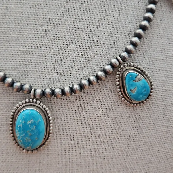 White Water Turquoise Desert Beads - Image 3