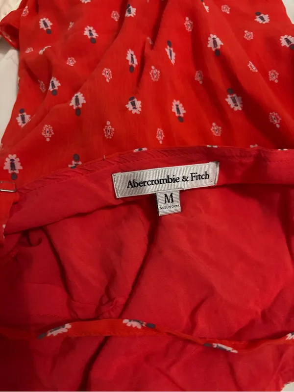Abercrombie & Fitch Red Printed Sundress - Image 5