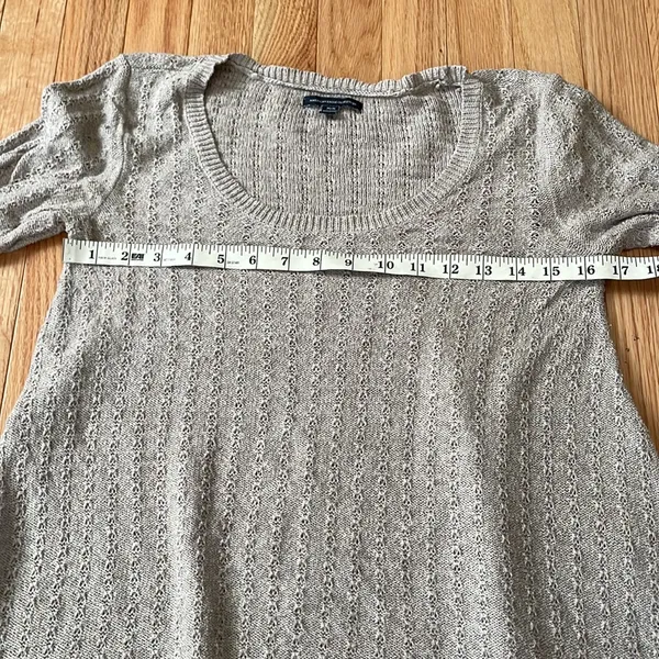 American Eagle Open Knit Mini Sweater Dress Womens Medium Pullover Cozy - Image 7