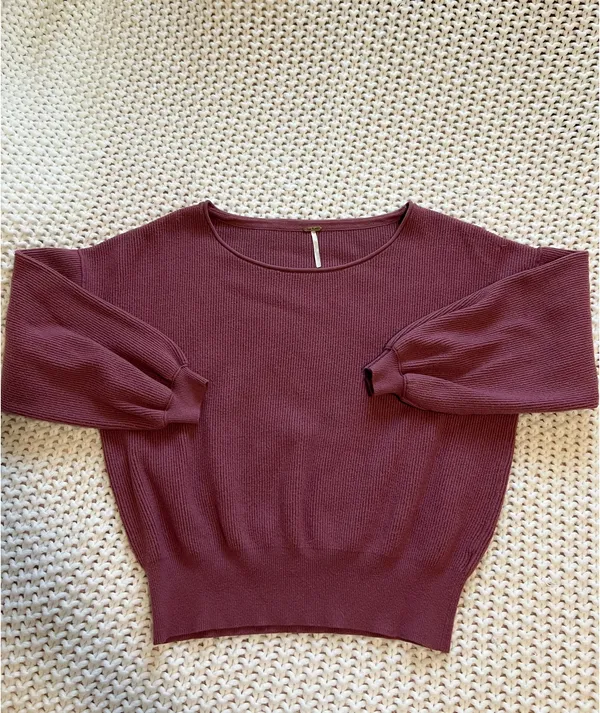 Pink Free People Sweater - Image 5