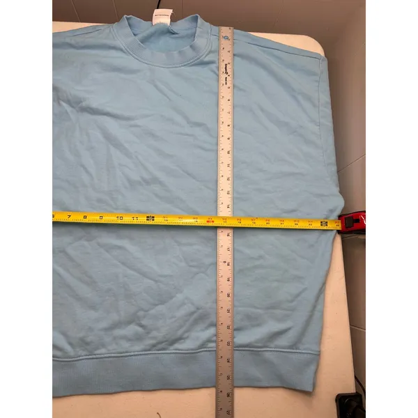 Year of Ours women’s size M/L crewneck sweatshirt in Sky Blue. NWOT - Image 4
