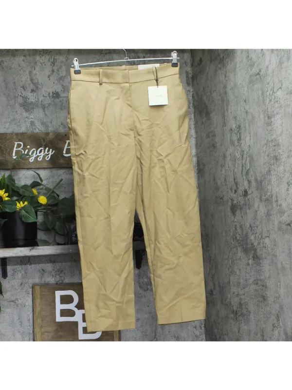 NWT Calvin Klein Cotton Stretch Straight Leg Fit Chino Pants Tigers Eye Brown 8 - Image 5