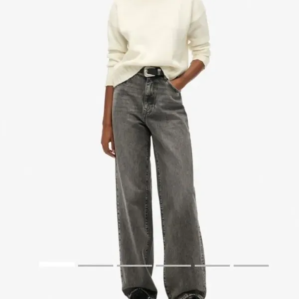 Superdry Vintage Wide Jean Lenox Grey 26/30 NWT - Image 2