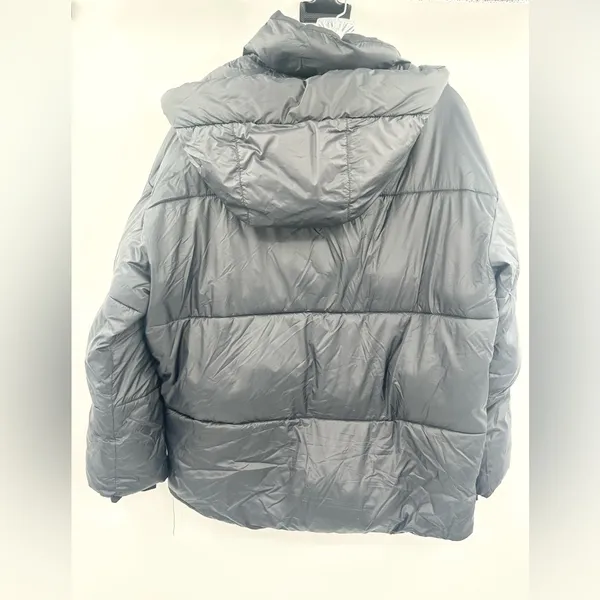 Abercrombie & Fitch‎ Ultra Puffer Black Coat Size Small - Image 2