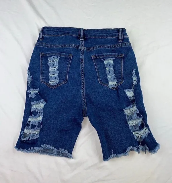 Jean shorts Blue - Image 3