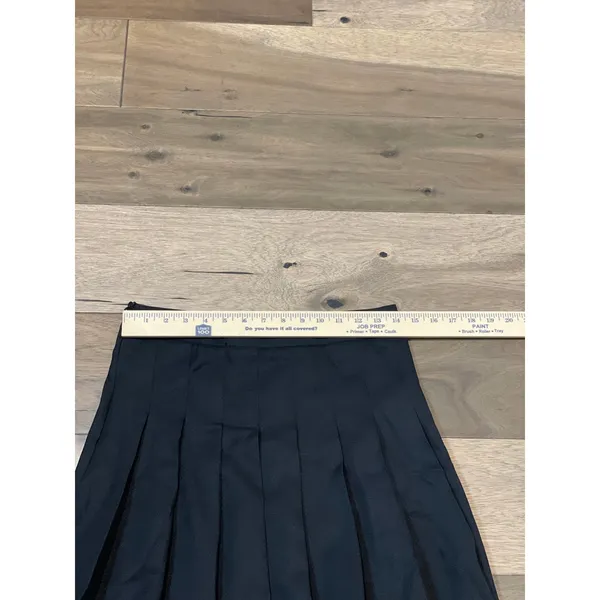 Romwe Skirt Size 6 Black Pleated Lightweight Mini Stretch Waistband New With Tag - Image 4
