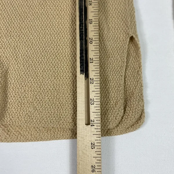 Boston Proper Sweater Womens Medium Beige‎ V Neck Long Sleeve Knit Pullover - Image 4
