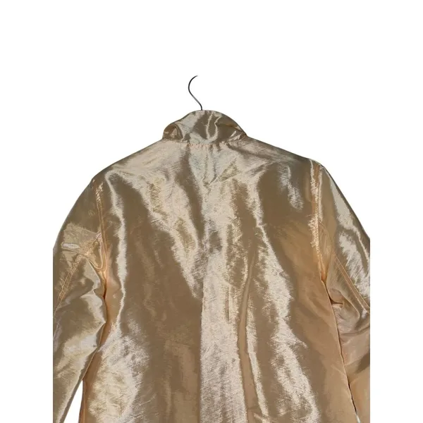 Dismero Women's Blazer Jacket Y2K Vermoda SPA Satin Lined Zipper Pocket‎ Small - Image 14