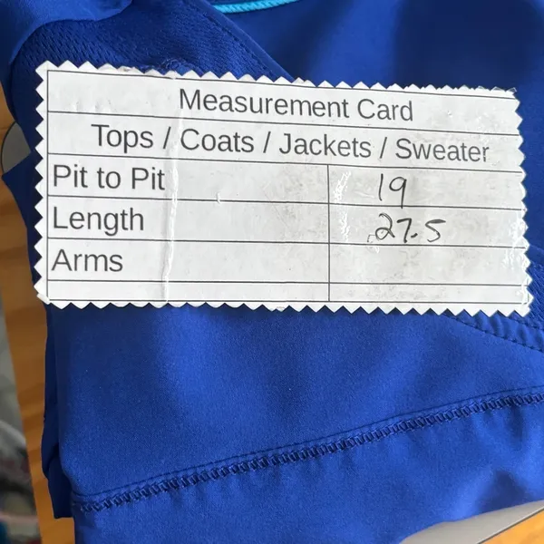Scrubstar Scrub‎ Top Blue Medium - Image 6