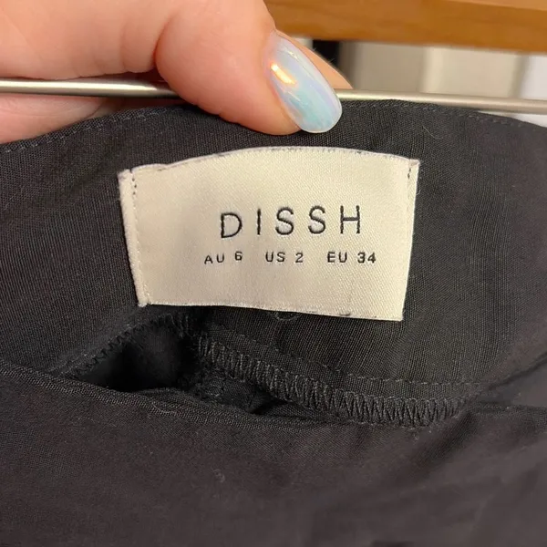 ✨DISSH Norah Linen Blend Black Sz 2 Pants✨ - Image 10