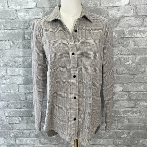 Madewell Corduroy Classic Ex-Boyfriend Shirt in Dermott Plaid - Image 2