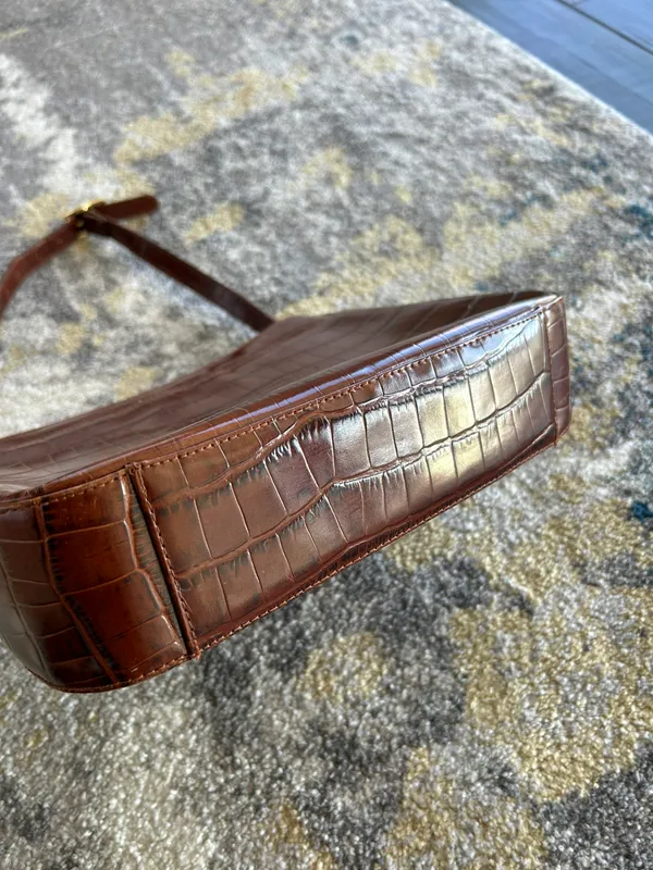 Etienne Aigner Embossed Shoulder Bag - Image 3