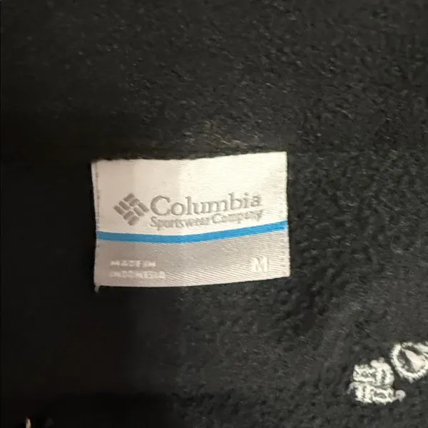 Columbia‎ Full Zip Fleece Jacket Women's Size M Black Gorpcore Outdoors - Image 5