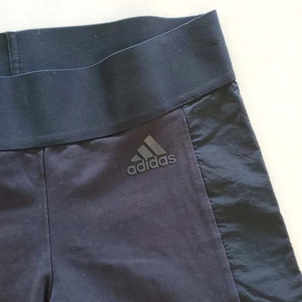 Adidas Mid - Rise Black Leggings - Image 2