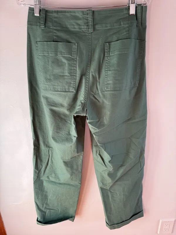Green Target Pants High-Waisted - Image 6