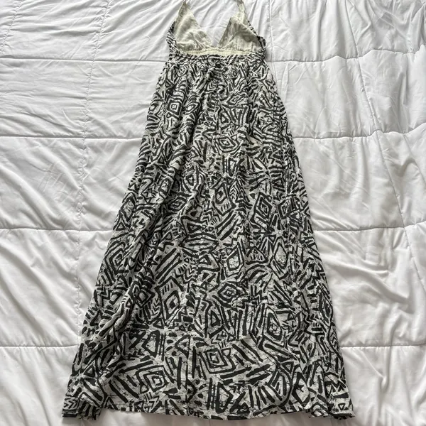 Billabong Maxi Dress Lets Get Away Batik Womens Small 100% Cotton‎ Boho Hippie - Image 9