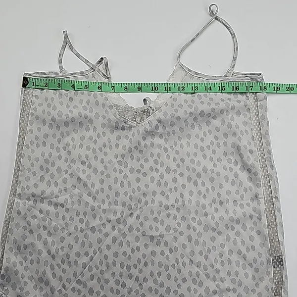 Aerie -1502 Gray Cheetah Print Tie Back Babydoll Camisole Tank Top XS‎ - Image 9
