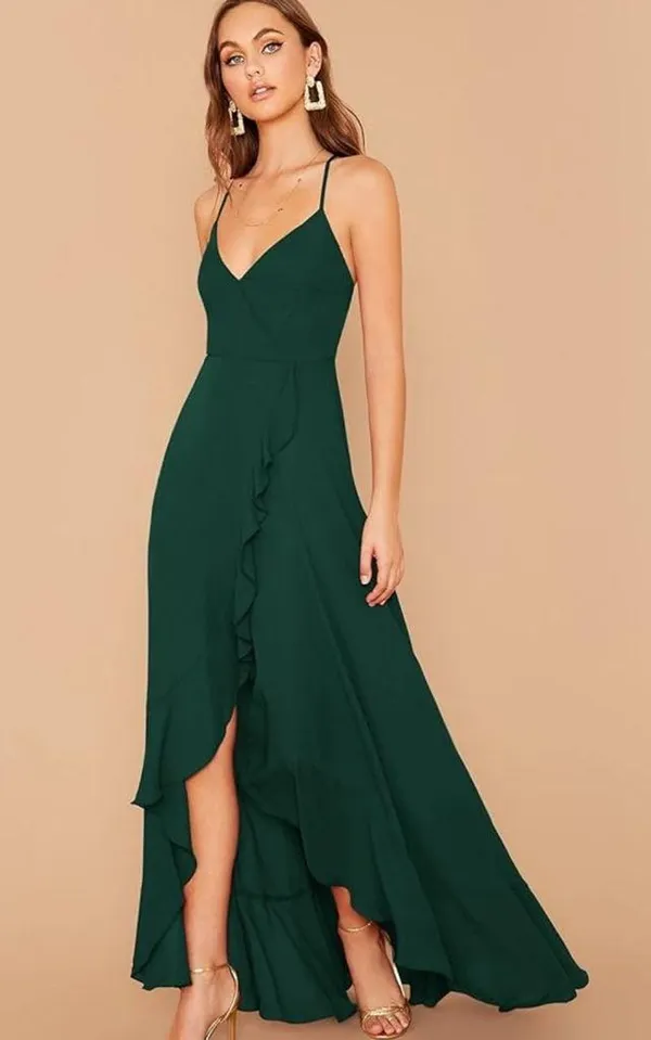 Elegant Green Sleeveless Dress NWOT - Image 2
