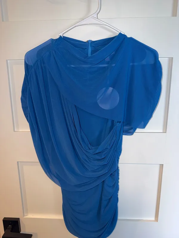 Blue Mesh Top - Image 3