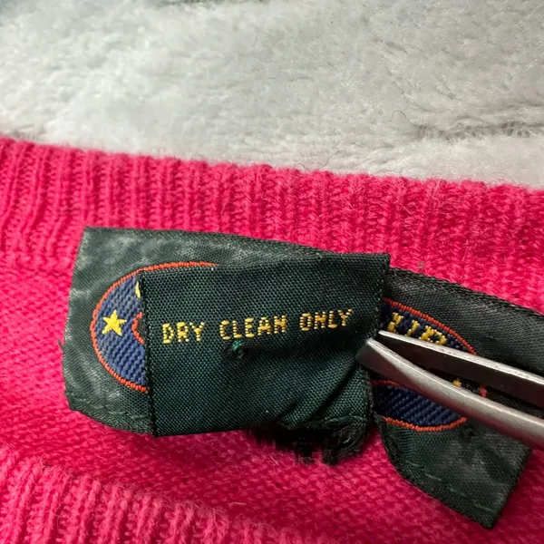 Charter Club Women Pink 100% Cashmere Sweater M Jane Justin Preppy Academia Soft - Image 4