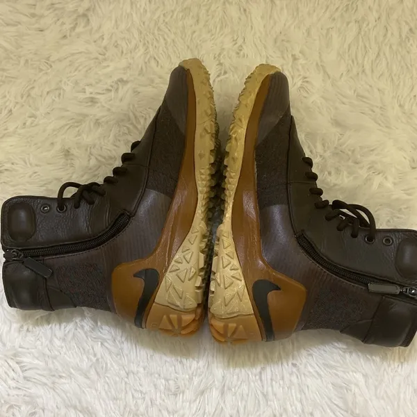Nike Zoom Kynsi Jacquard/Faux Leather,Women,Brown/Tan Waterproof Boots.Size-7.5 - Image 5