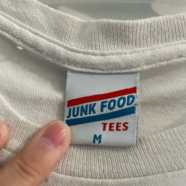 Junk Food Clothing White Budweiser Graphic Tee - Image 2