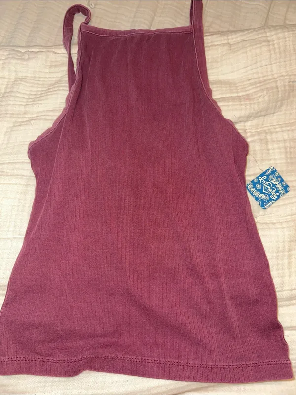 NWT NEW Free People Intimately Free Ribbed Set Up Tank Top size M - Image 2