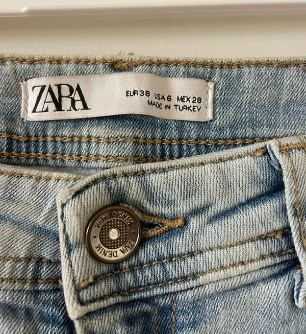 Denim Jeans Light Wash High Rise - Image 2