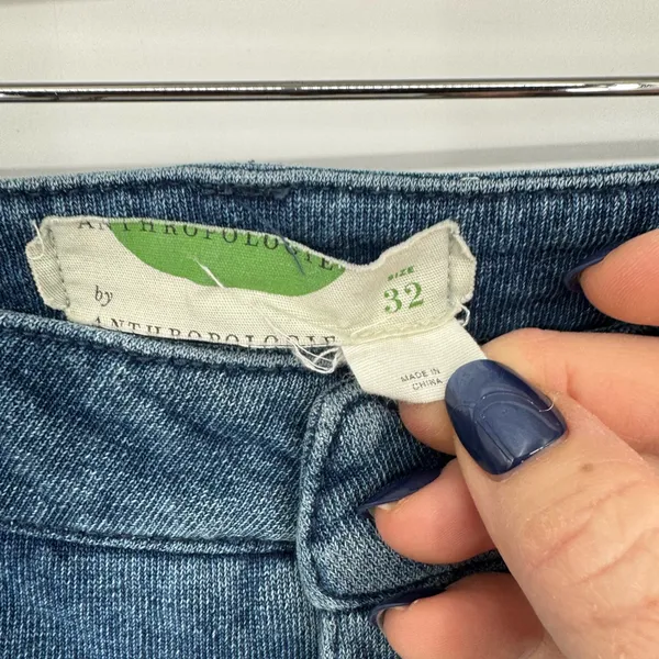 Anthropologie High-Rise Wide Leg‎ Flare Jeans | Size 32 - Image 8