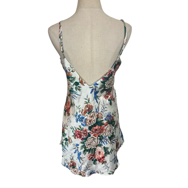 Victoria’s Secret Vintage Y2K 90s Floral Lace Mini Slip Dress Lingerie Gold Tag - Image 5