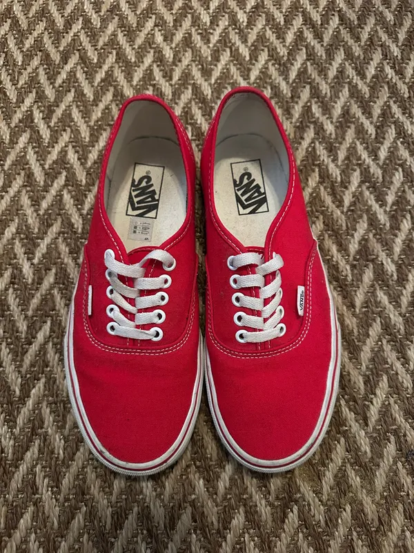 Vans Red Authentic Shoes - Image 5